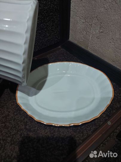 Масленка фарфоровая