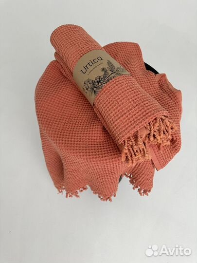 Полотенце банное вафельное