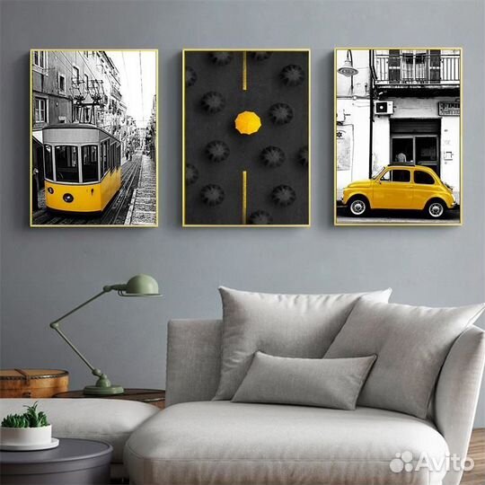 Картины интерьерные черно-белые