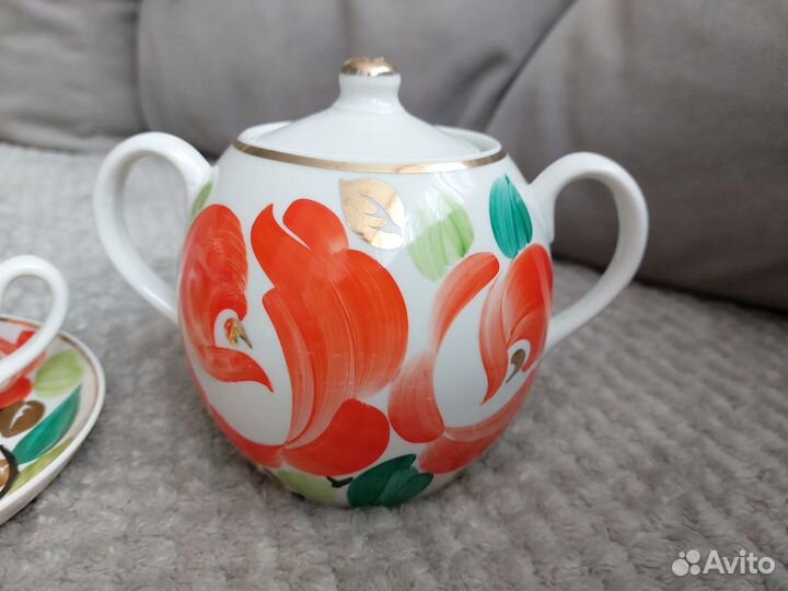 Сервиз чайный Первомайский фарфор. зав п. Песоч