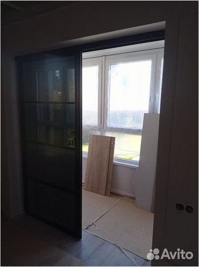 Перегородки купе беспороговые тонированые