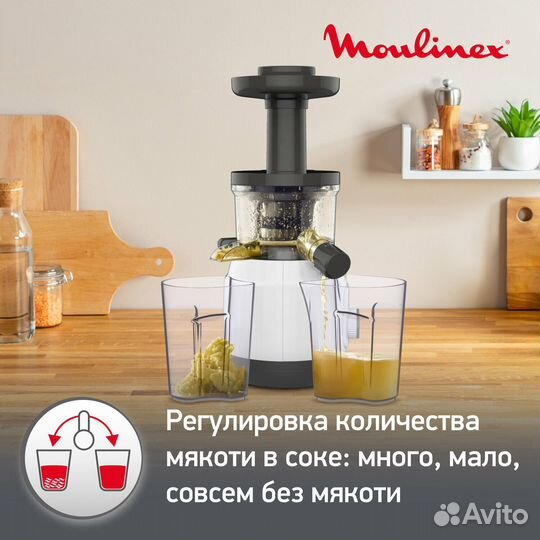 Соковыжималка шнековая Moulinex ZU150110