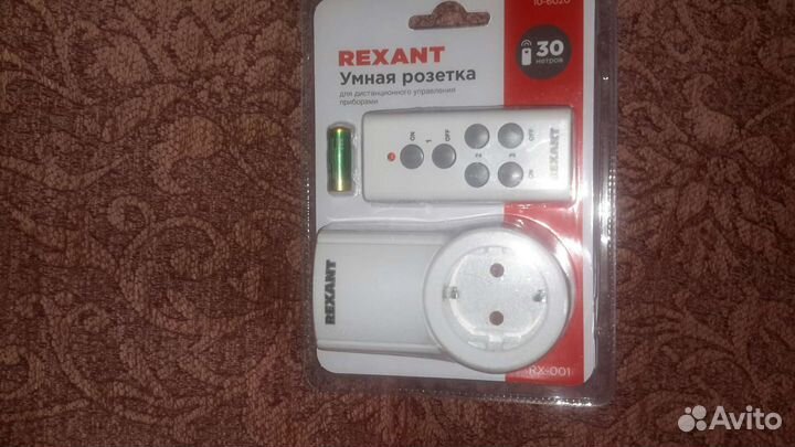 Беспроводная радиоуправляемая розетка. Rexant