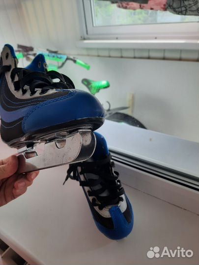 Коньки детские двухполозные