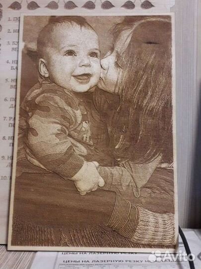 Лазерная резка фанеры дерева пластика