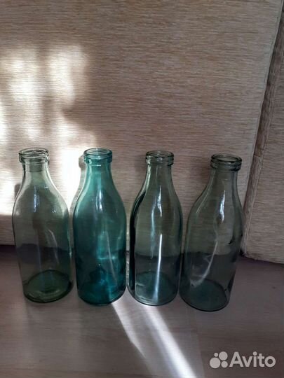 Бутылка 1 литр молочная СССР