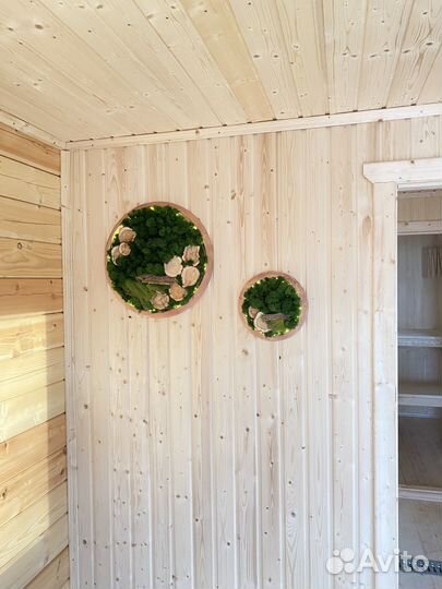 Панно из мха