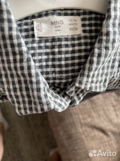 Рубашка для мальчика mango 86