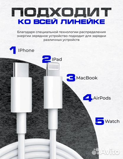 Зарядка для iPhone 25w