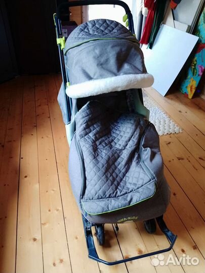 Детские санки коляска ника