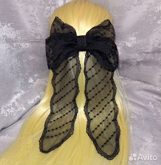 Бант на заколке автомат