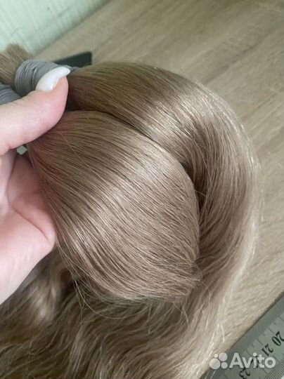 Волосы для наращивания 60 см волна натуральные