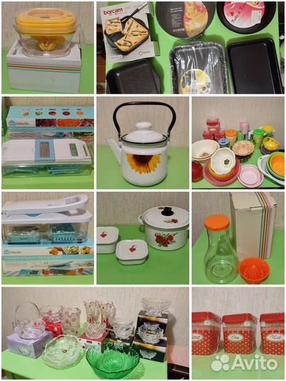 Новая красивая посуда для кухни, на фото не всё