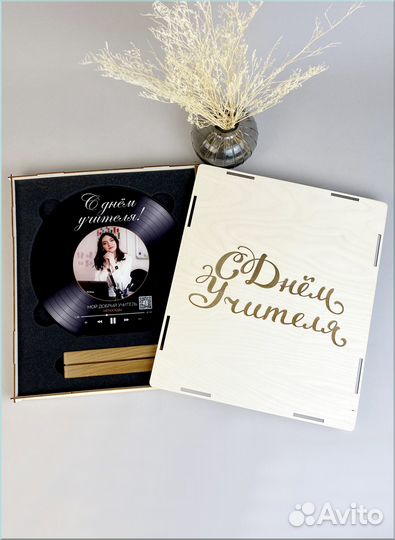 Индивидуальный подарок / Ваше фото с видео на оргстекле