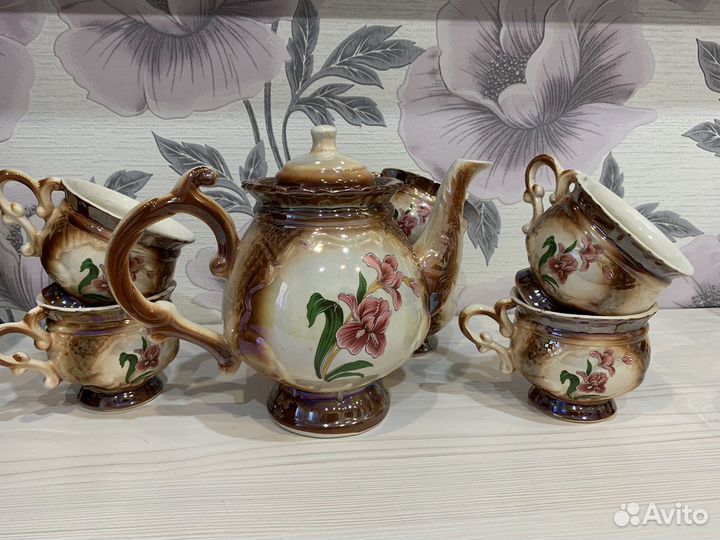 Чайно кофейный сервиз на 6 персон Новый