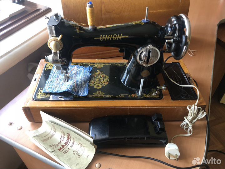 Швейная машина Union на электроприводе