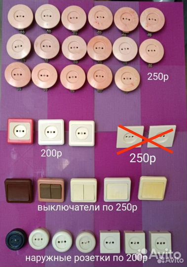 Розетки СССР