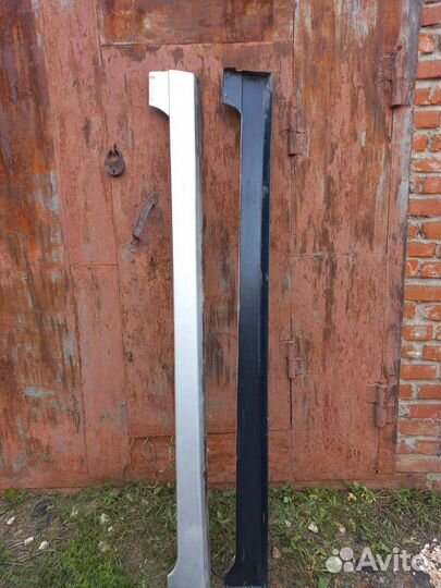 Защитные декоративные пороги Форд Фокус 2