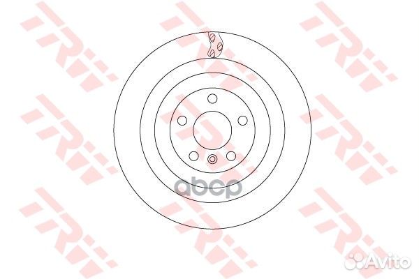 Диск тормозной задний mercedes W166, X166 4-mat