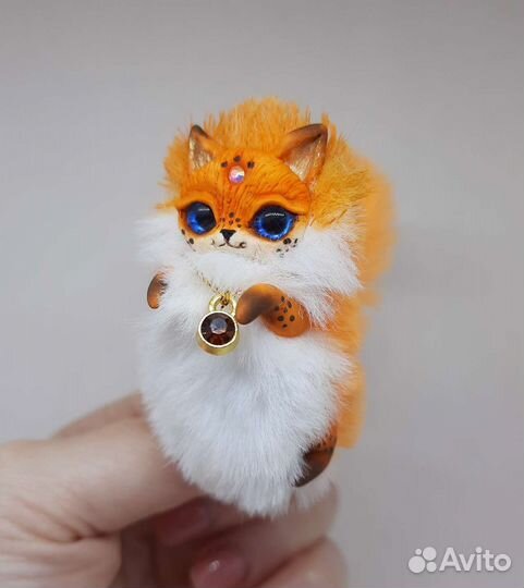 Лиса игрушка