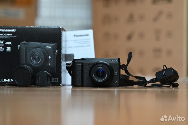 Lumix gx80 с объективом (пробег 2500)