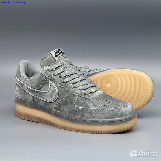 Кроссовки Nike Air Force 1 Серые (Арт.53336)