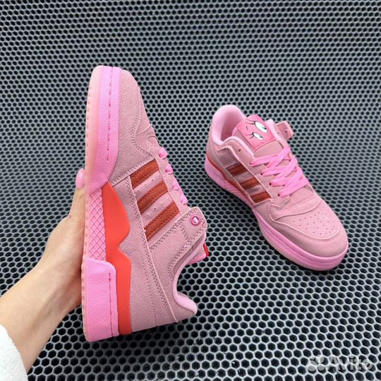 Кроссовки Adidas Forum Low Pink x The Grinch