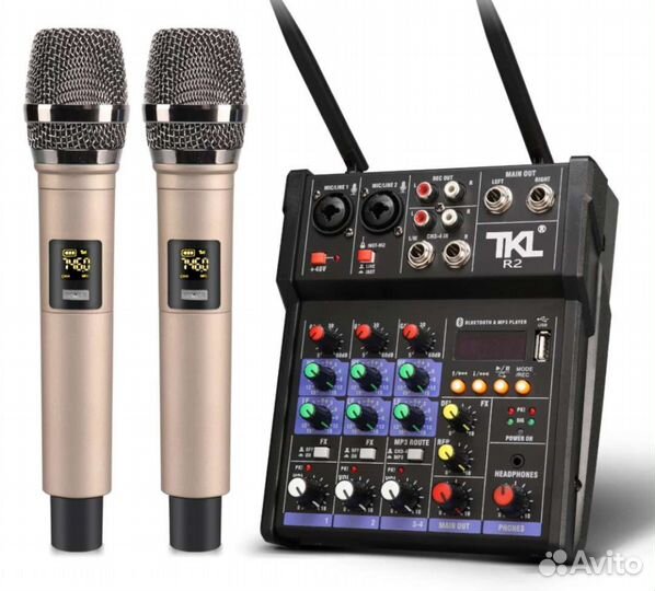 TKL R2 Караоке микшер с микрофонами