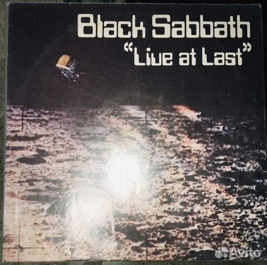 Black Sabbath Live AT Last 1989 Netherlands LP