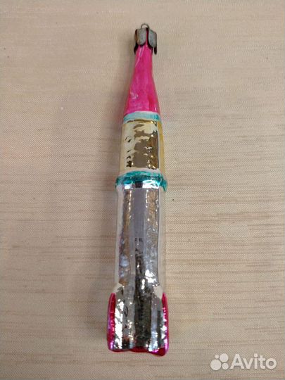 Ёлочная игрушка Ракета СССР