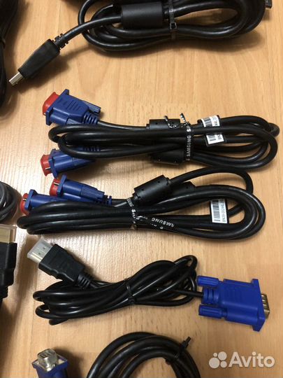 Hdmi VGA DisplayPort 2RCA USB 3.0 Mini AUX Кабеля