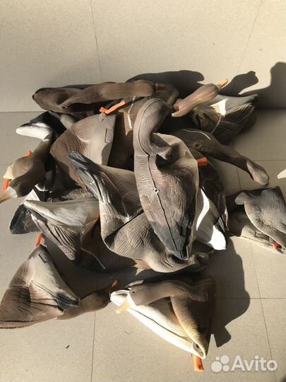 Чучела гусей надувные б/у для охоты