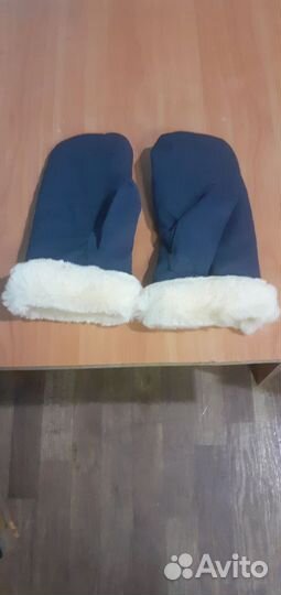 Рукавицы меховые из натуральной овчины