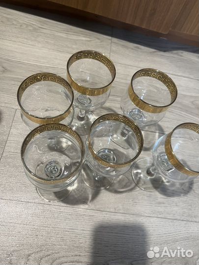 Хрустальные фужеры бокалы