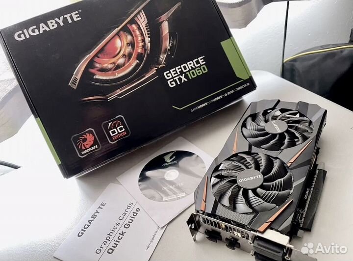 Видеокарта Gigabyte Geforce GTX1060 3Gb