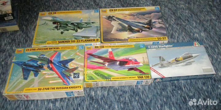 Сборные модели самолетов 1 72