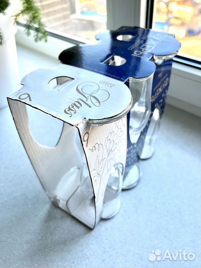 Бокалы для шампанского 6 шт