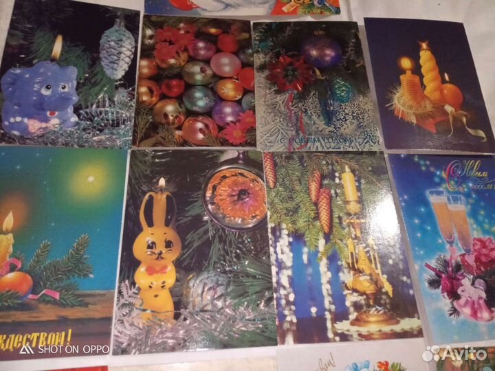 Открытки новый год СССР+ конверты