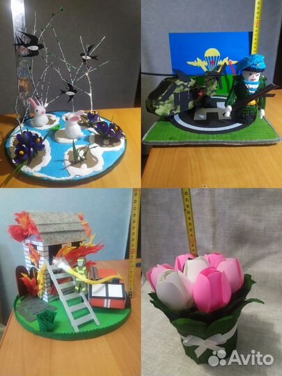 Поделки в сад и школу