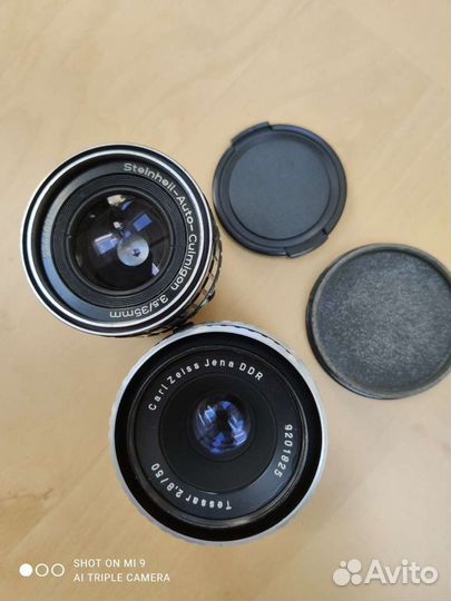 2 шт лот CZJ Tessar 50/2.8 и Culmigon 35/3.5 М42