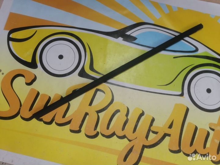 Молдинг стекла задний правый Kia Opirus 2003-2011