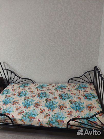 Кровать IKEA Minnen с матрасом