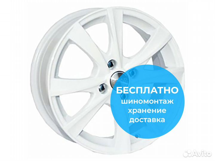 R14 4x100 5,5J ET38 D67,1 Скад Мальта белый