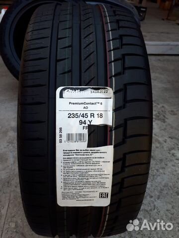 Continental PremiumContact 6 235/45 R18 94Y