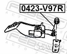 Тяга датчика положения кузова задняя 0423V97R F