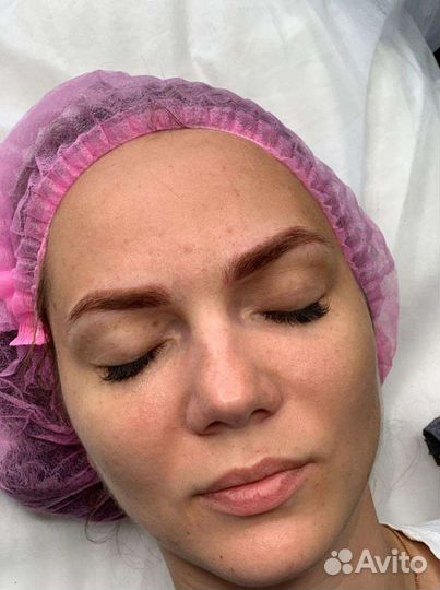 Перманентный татуаж брови, меж-ресничка, губы