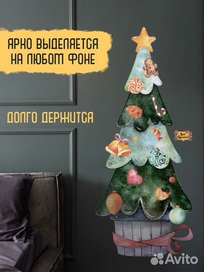 Декоративные наклейки на стену