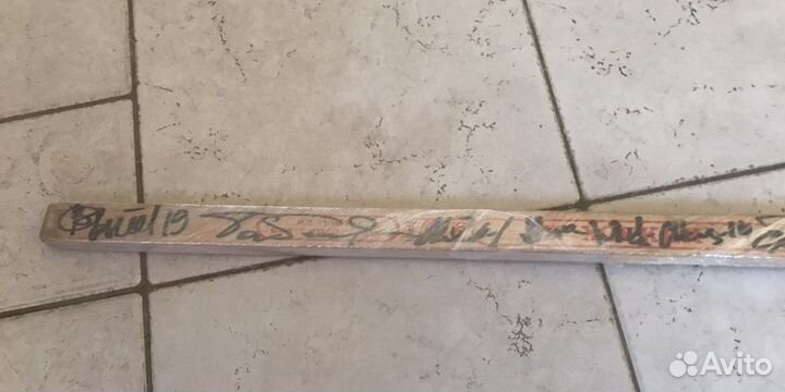 Клюшка с автографами цска