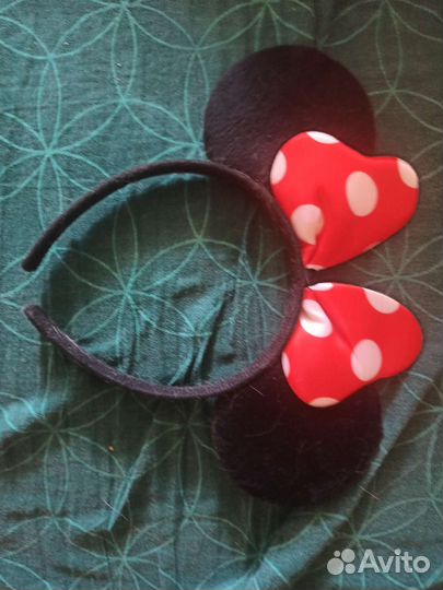Ободок ушки Мики Маус для детей