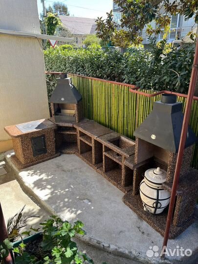 Модульный комплекс барбекю,печь под казан,гриль